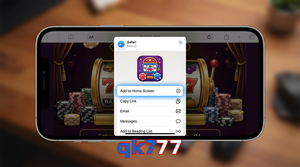 Game list for Qk777 ios section