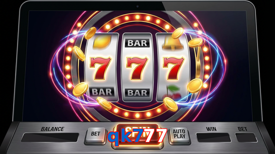 Main screen of Qk777 slots page for PK players